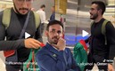 Gabriel Montiel y el aficionado que ingresó alcohol a Qatar (Captura de TikTok ricardo84256).