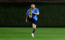 Messi en el entrenamiento de Argentina. (Reuters)