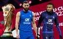 Nkunku y Benzema se lesionado esta semana con Francia. Fotos: (Reuters/AFP)