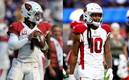 Kyler Murray y DeAndre Hopkins son duda para el Arizona vs 49ers (AFP)
