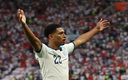 Bellingham celebrando su gol contra Irán. (Reuters)