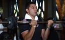 Erik Lira se ejercitó en el gimnasio en la pretemporada. Foto: (Cruz Azul)