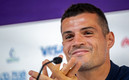 Xhaka en conferencia de prensa. (FOTO: AFP)
