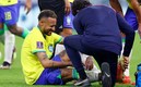 Neymar fue sustituido contra Serbia durante el segundo tiempo. (Reuters)