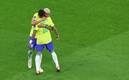 Neymar salió lesionado del Brasil vs Serbia (AFP)