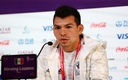 Chucky en la rueda de prensa del combinado tricolor. (Reuters)