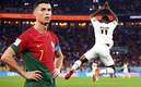 Osman Bukari, jugador de Ghana, se robó el festejo de CR7 en su cara. (Reuters)