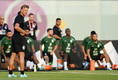 Lo árabes se alistan para el duelo ante Polonia. Foto: (Reuters)