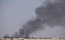 El incendio en Lusail previo al Argentina vs México. (Reuters)
