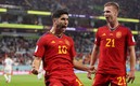 Marco Asensio y Dani Olmo (Reuters).