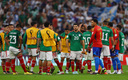 El combinado mexicano en lamento tras caer ante Argentina. (Reuters)