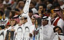 Un grupo de aficionados qataríes respondieron contra Alemania. (Foto: Reuters)