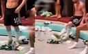 En las imágenes se ve a Messi patear la playera de la Selección Mexicana. Foto: (Especial)