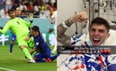 Pulisic felicitó a sus compañeros desde el hospital. Foto: (Reuters\Especial)
