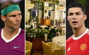 El tenista y el futbolista celebran ya la llegada de un nuevo restaurante del grupo Tatel.