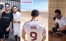 Los jugadores se divierten en la sede mundialista. Fotos: (Especial)