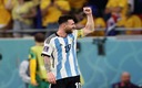 Messi celebrando su gol ante Australia. (Reuters)