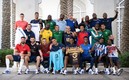 Los seleccionados de Francia, con las playeras de sus equipos de formación | @equipedefrance