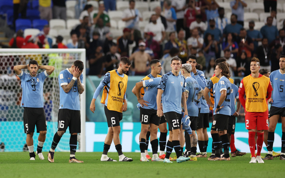 Uruguay decepcionó en Qatar. (Reuters)