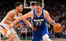 Devin Booker vs Luka Doncic (Reuters).