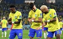 El festejo de Brasil durante el juego ante Corea del Sur. (FOTO: AFP)