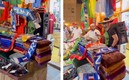 El aficionado mexicano entretenía a los demás.