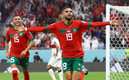 Youssef En-Nesyri puso el 1-0 en el Marruecos vs Portugal (Reuters)