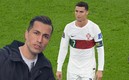 Cristiano Ronaldo y su doble | AFP