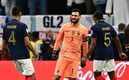 Hugo Lloris festeja el triunfo con sus zagueros | AFP