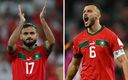 Boufal y Saiss, dos de los jugadores clave de Marruecos. (Reuters)