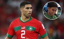 Achraf Hakimi, una de las estrellas de la selección de Marruecos (Reuters | Twitter)