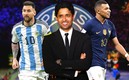 Lionel Messi, Nasser Al Khalifi y Kylian Mbappé (Especial).