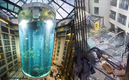 Revienta el 'AquaDom' de Berlín. FOTO: Twitter