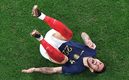 Theo Hernández durante el juego ante Marruecos. (FOTO: AFP)