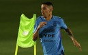 El Fideo, durante la práctica con Argentina | AFP