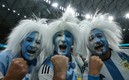 La afición argentina hizo un gran esfuerzo para estar en la Final. FOTO: AFP.