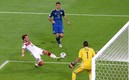 Mario Götze remata para quitarle el título de Brasil 2014 a la Albiceleste. Foto: (Especial)