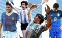 Con la playera albiceleste suman dos títulos; con la azul, par de derrotas en finales de un Mundial. Fotos: (Especial)