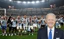 Joe Biden felicitó a Argentina por ganar el Mundial de Qatar 2022 (AFP)