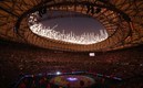 La ceremonia de Qatar 2022 en la clausura del Mundial de la FIFA. (Reuters)
