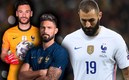 Olivier Giroud y Hugo Lloris son los más veteranos de Francia. (AFP / Footy Renders)