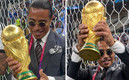 Salt Bae con la Copa del Mundo. (FOTO: Instagram)