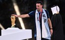 Lionel Scaloni toca la Copa del Mundo. FOTO: AFP.