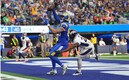 Los actuales campeones de la NFL mostraron su poderío. Foto: (Reuters)