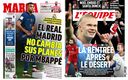 Las portadas de este 26 de diciembre. (Marca y L'Equipe)