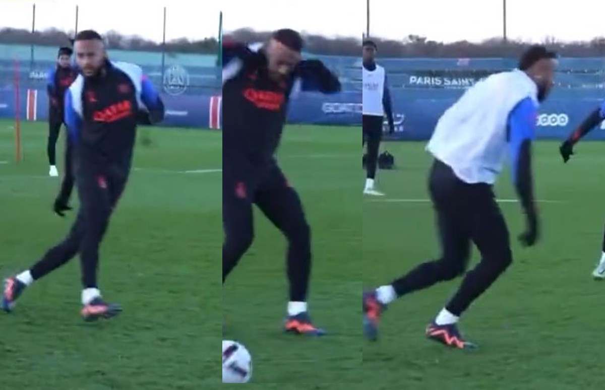 Neymar engañó a sus compañeros con su nueva jugada. Foto: (Especial)