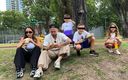 Papu Gómez y su familia comiendo un "sanguche". (Instagram)