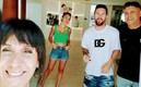 Graciela Molina y su novio, en la casa de Messi y Antonela