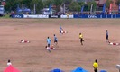 Equipo se desvanece para que le marquen gol | Twitter, captura de pantalla