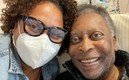 La hija de Pelé estuvo junto a su padre hasta el último instante. Foto: (Especial)